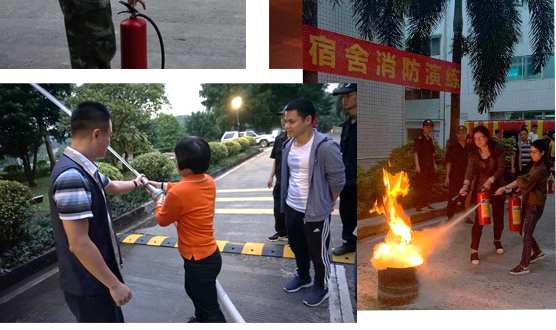 消防清静，，，，，，提防于未“燃”——J9国际站2018年整体宿舍消防清静培训及演练