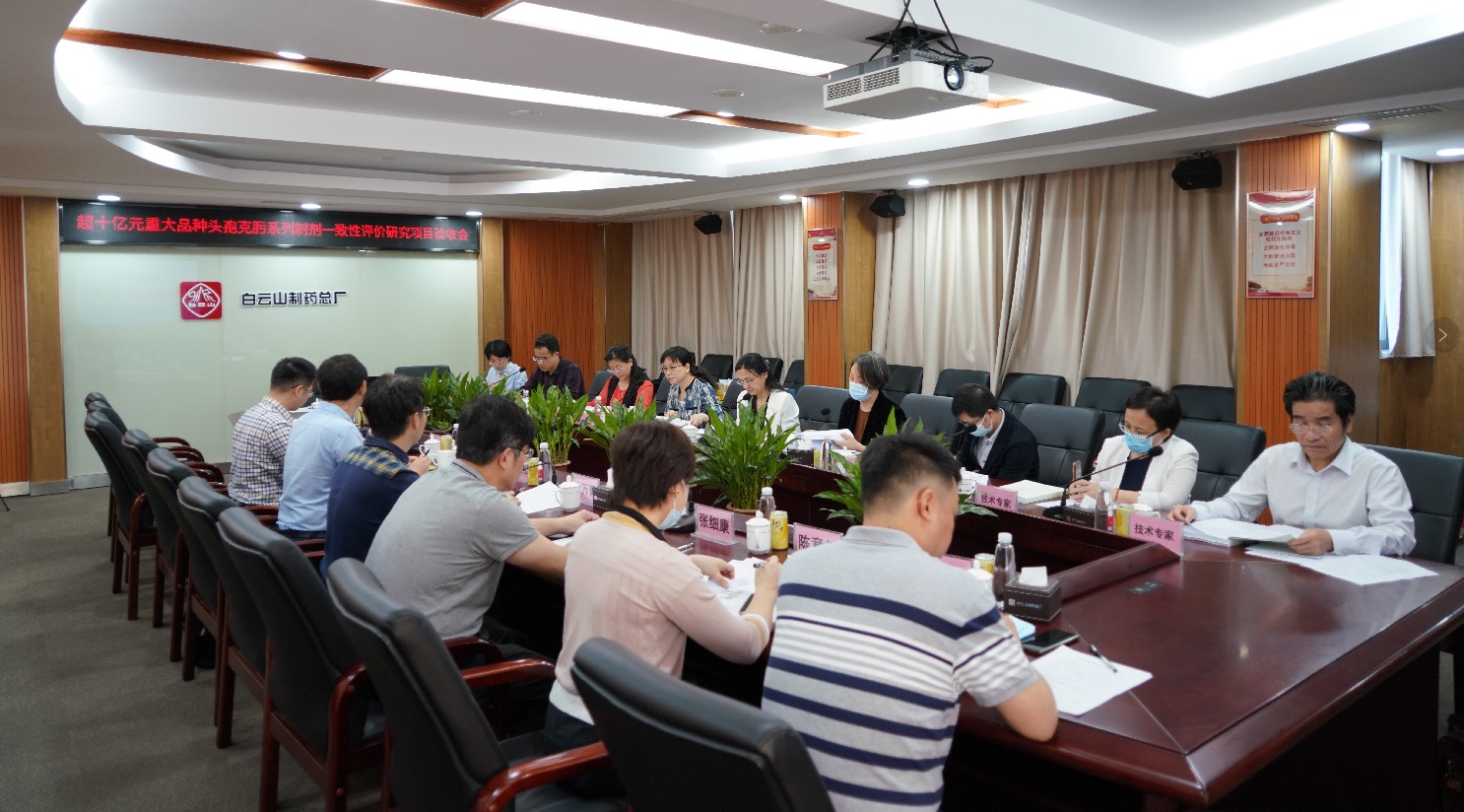 广东省省级科技妄想项目 “超十亿元重大品种头孢克肟系列制剂一致性评价研究” 顺遂通过结题验收