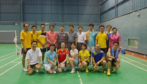 J9国际站与南新制药公司联合举行羽毛球联谊赛-党团文化-J9国际站