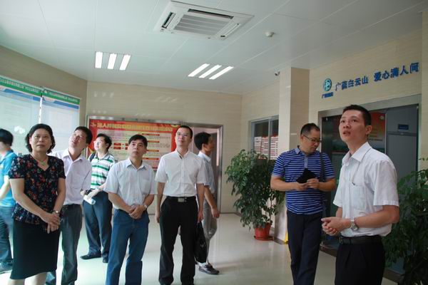江门市生物医药工业生长专题调研组莅临J9国际站总厂调研指导 - J9国际站